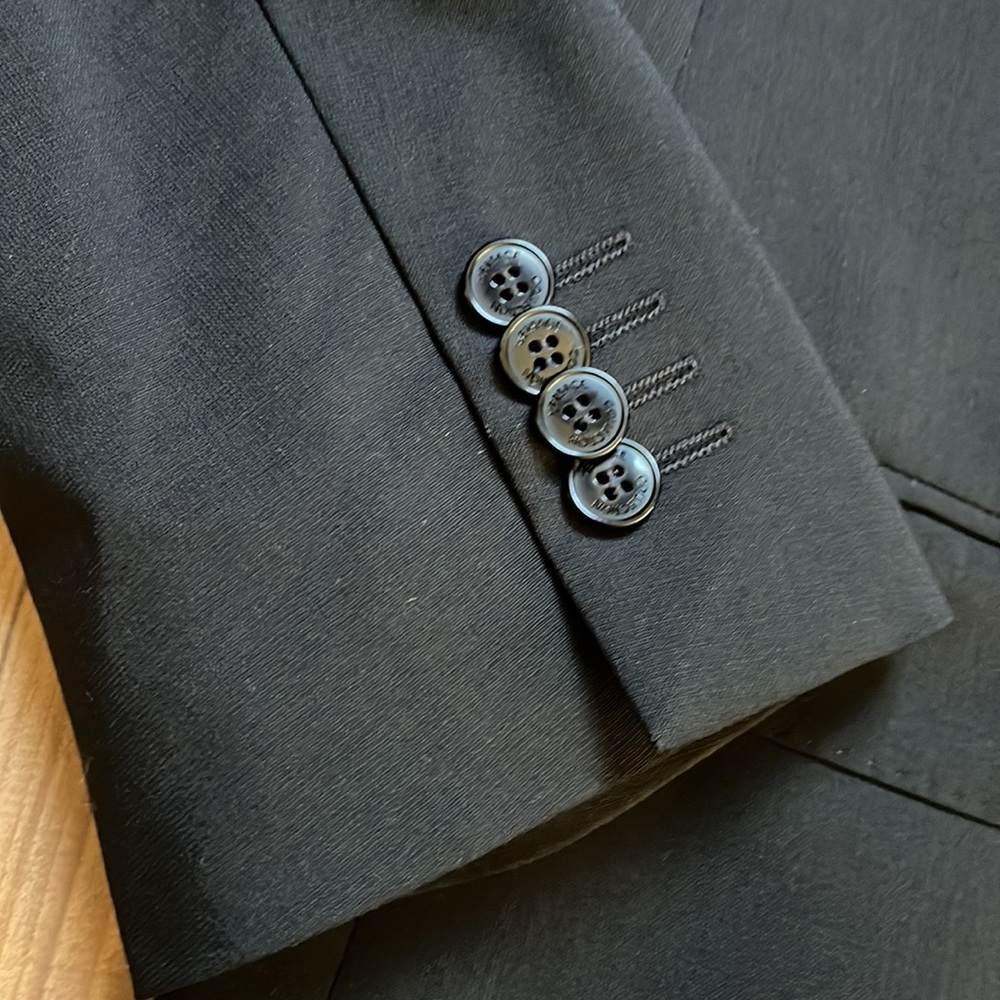 Versace Collection Black Wool Blazer Jacket - image 6